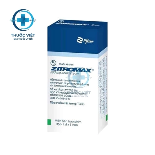 Thuốc Zithromax - Pfizer Pharmaceuticals